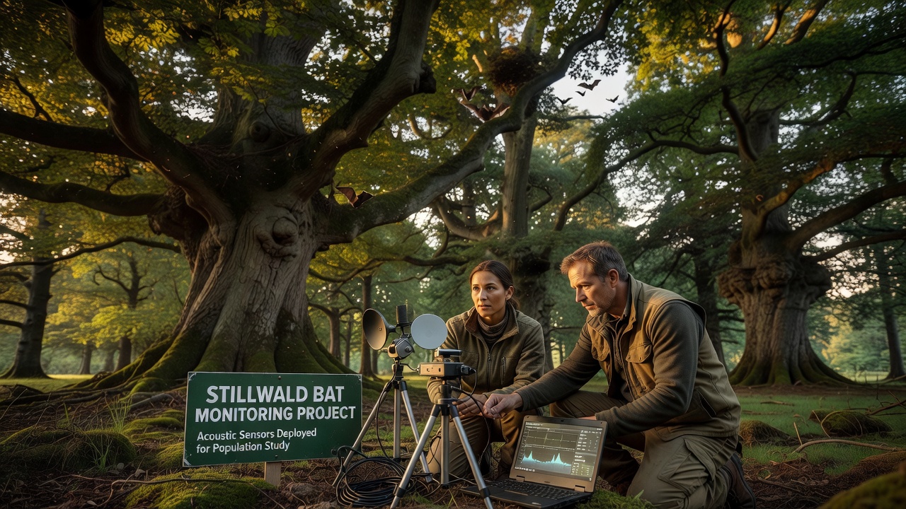 Researchers Deploy Acoustic Sensors to Monitor Bat Populations Roosting in Stillwald's Mature Stands